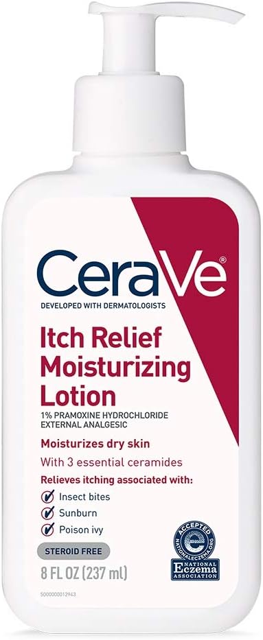 CeraVe Itch Relief Moisturizing Cream for Dry and Itchy Skin