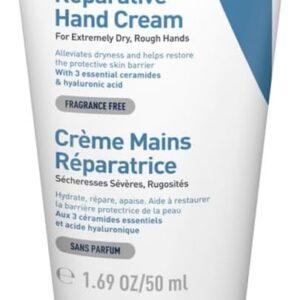 Cerave Therapeutic Hand Cream for Dry Cracked Hands With Hyaluronic Acid 50Ml