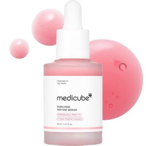 medicube Salmon DNA PDRN Pink Peptide Serum, Pink glow serum, Peptide, Niacinamide, Hydrating & Moisturizing & Firming, Uneven Skin Tone, Korean Skincare | 1.01 fl.oz. (1.01...